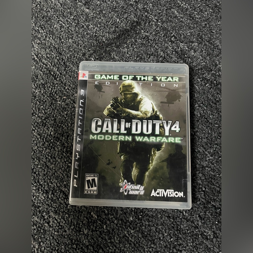 Call of Duty: Modern Warfare 4 Sony Playstation 3 2007 TESTED=WORKING